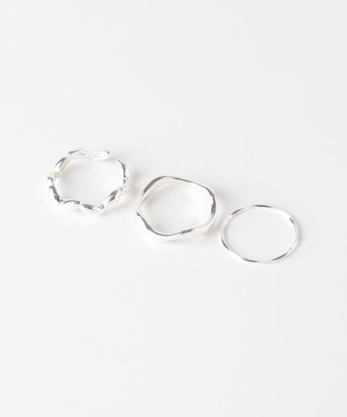 SMELLY(スメリー)の「3セットリング(リング・レディース・シルバー・-)」の5枚目の写真