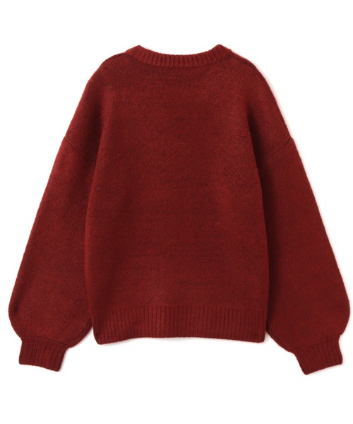 atmos pink(アトモスピンク)の「atmos pink Logo Crew Knit Tops / アトモス ピンク ロゴ クルー ニット トップス(ニット/セーター・レディース・ホワイト/レッド/ブラック・FREE)」の15枚目の写真