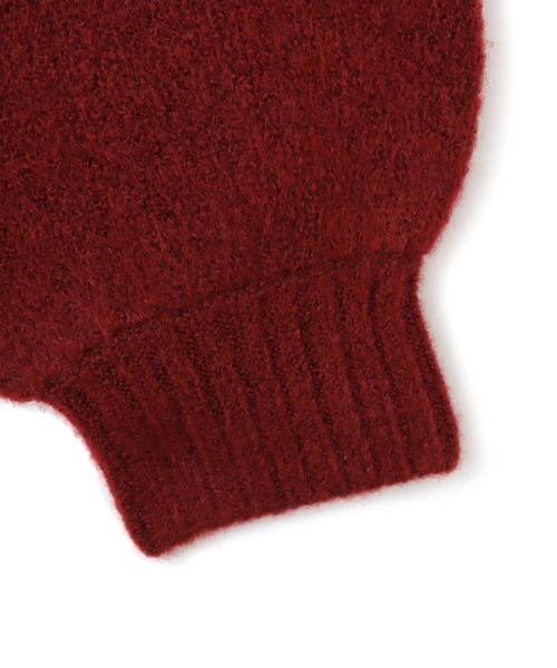 atmos pink(アトモスピンク)の「atmos pink Logo Crew Knit Tops / アトモス ピンク ロゴ クルー ニット トップス(ニット/セーター・レディース・ホワイト/レッド/ブラック・FREE)」の13枚目の写真