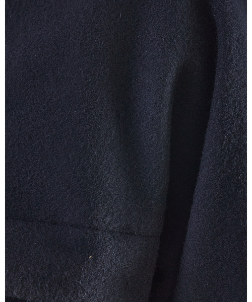 ABAHOUSE（アバハウス）の「【セットアップ対応】ウールミルド CPOシャツブルゾン/ ボックスシルエット（ブルゾン・メンズ・ネイビー/グレー・46/48）」の14枚目の写真