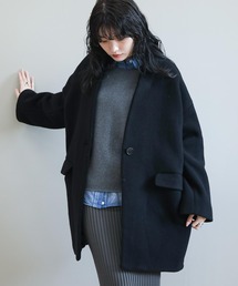 The rejoice（ザ リジョイス）の「ウール混カラーレスコート（その他アウター）」