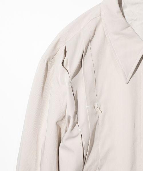 MASSNOUN（マスノウン）の「インバーテッドインシジョンブルゾンジャケットMSHJK001-BG（ブルゾン・レディース・その他・LARGE/MEDIUM）」の4枚目の写真