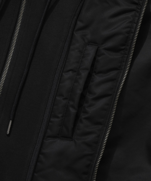 COVERNAT（カバーナット）の「ディタッチャブルフードMA-1ブラック（ブルゾン・レディース・その他・SMALL/MEDIUM）」の9枚目の写真