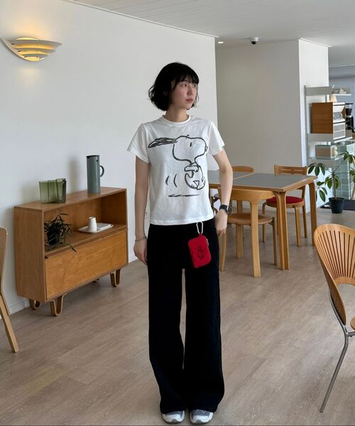 LADY VOLUME(レディーボリューム)の「ストレートフレアジーンズ (ブラック)(デニムパンツ・レディース・その他・SMALL/MEDIUM/LARGE)」の16枚目の写真