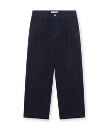 BESLOW（ビースロー）の「VELVET DENIM ONE TUCK CURVED PANTS INDIGO（デニムパンツ）」