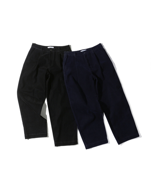 BESLOW(ビースロー)の「VELVET DENIM ONE TUCK CURVED PANTS INDIGO(デニムパンツ・メンズ・その他・28/30/32/34)」の7枚目の写真
