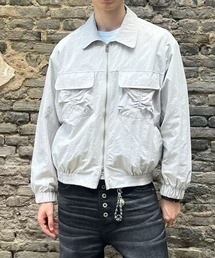 ギャザーデザインオーバーサイズブルゾン