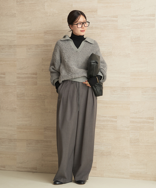 追加》super100s jersey turtle ニット（Tシャツ/カットソー）｜Plage