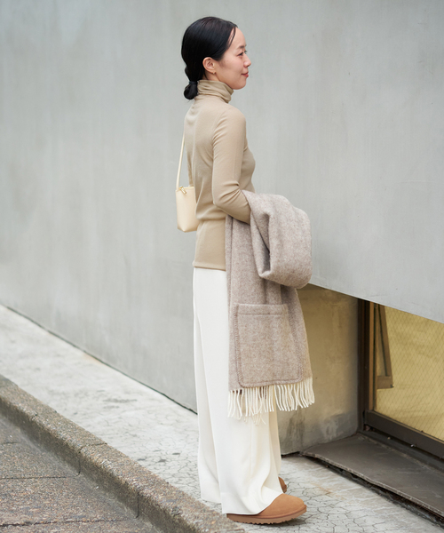 Plage super100s jersey turtle ハイネックニット 追加》super100s jersey turtle ニット（Tシャツ/カットソー）｜Plage