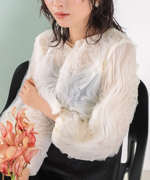 Kana(カナ)の「【kaene別注企画】チュールエンブロイダリーボレロ 光沢サテンAラインドレス 2点セット パーティー結婚式 お呼ばれ オケージョンドレス(ドレス・レディース・ラベンダー/ベージュ/ベージュ×ブラック・S)」の19枚目の写真