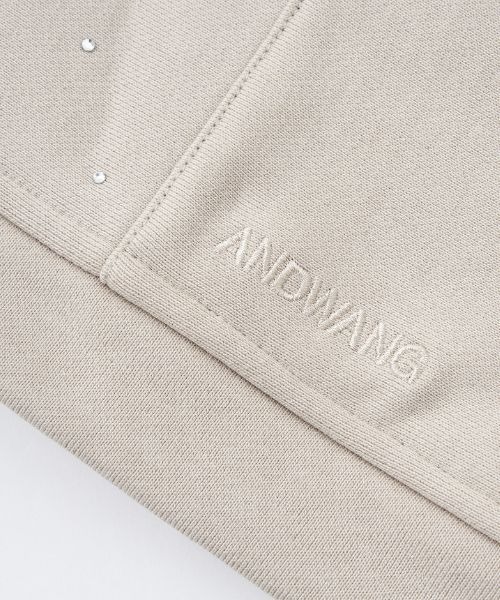 kirakira jewel zip up（パーカー）｜andwang（アンドワン）の