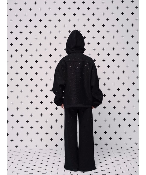 kirakira jewel zip up（パーカー）｜andwang（アンドワン）の