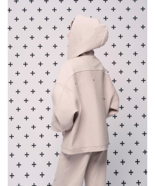 kirakira jewel zip up（パーカー）｜andwang（アンドワン）の