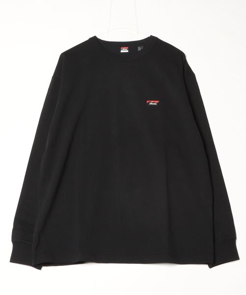 NANGA（ナンガ）の「ナンガ  ナンガ×アルペン 別注L/S TEE（Tシャツ/カットソー・メンズ・ブラック/グレー・M/L/LL）」の2枚目の写真