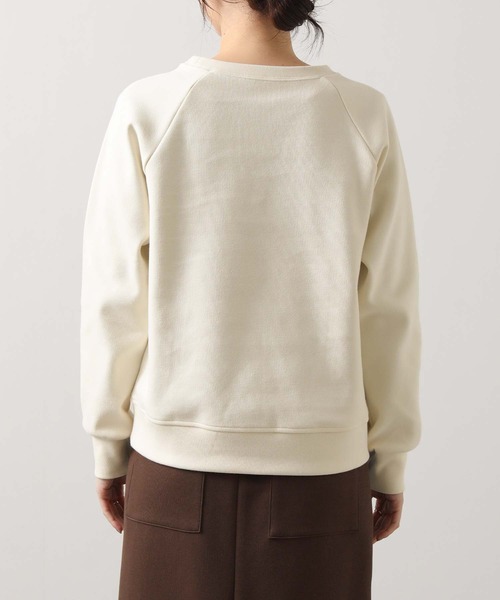 Gready Brilliant(グレディブリリアン)の「NUAGESラグランカットソー(Tシャツ/カットソー・レディース・アイボリー/チャコールグレー・38)」の21枚目の写真