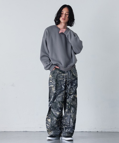 MDR(エムディアール)の「裏起毛ロゴ刺繍スウェットプルオーバー(スウェット・メンズ・グレー/ブラック・M/L)」の13枚目の写真