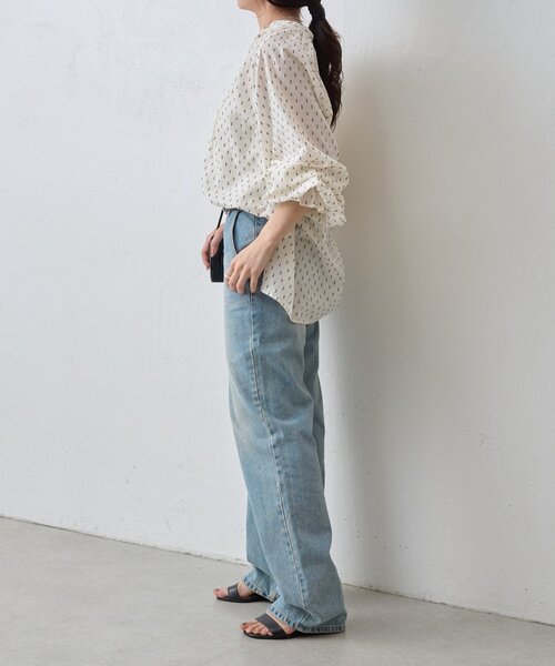 BEARDSLEY（ビアズリー）の「スモールカットジャガードブラウス（シャツ/ブラウス・レディース・ホワイト・FREE）」の20枚目の写真