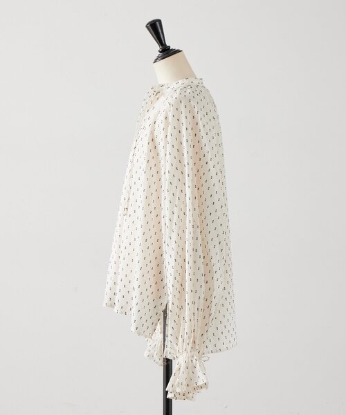 BEARDSLEY（ビアズリー）の「スモールカットジャガードブラウス（シャツ/ブラウス・レディース・ホワイト・FREE）」の12枚目の写真