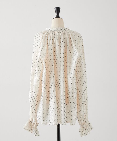 BEARDSLEY（ビアズリー）の「スモールカットジャガードブラウス（シャツ/ブラウス・レディース・ホワイト・FREE）」の11枚目の写真