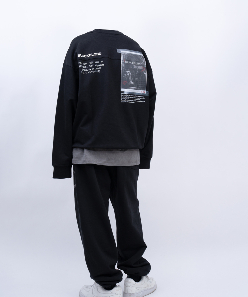 BLACK BLOND(ブラック ブロンド)の「ビビディ 1982 ノーシンパシースウェットシャツ (ブラック)(スウェット・レディース・その他・LARGE/MEDIUM/X-LARGE)」の5枚目の写真