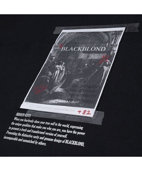 BLACK BLOND(ブラック ブロンド)の「ビビディ 1982 ノーシンパシースウェットシャツ (ブラック)(スウェット・レディース・その他・LARGE/MEDIUM/X-LARGE)」の8枚目の写真