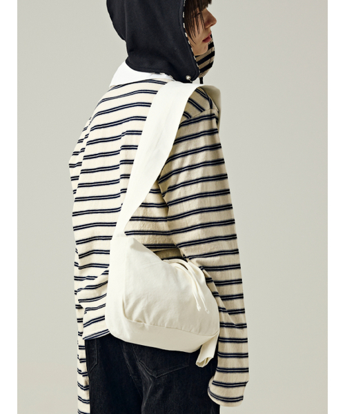 Salad bowls（サラダボール）の「Oxford Shirt Bags [IVORY]（ショルダーバッグ・レディース・アイボリー・FREE）」の10枚目の写真
