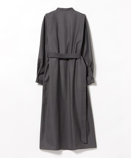 BEAMS HEART（ビームスハート）の「ベルト付き タック ワンピース（ワンピース・レディース・チャコールグレー/ブラウン系その他2・FREE）」の7枚目の写真