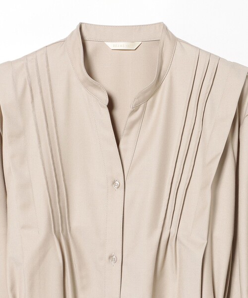 BEAMS HEART（ビームスハート）の「ベルト付き タック ワンピース（ワンピース・レディース・チャコールグレー/ブラウン系その他2・FREE）」の10枚目の写真