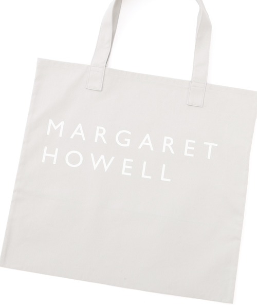 MARGARET HOWELL（マーガレットハウエル）の「COTTON LOGO BAG（トートバッグ・レディース・ベージュ・FREE）」の4枚目の写真