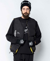 reversal.dogi.design.works（リバーサル・ドーギ・デザイン・ワークス）の「＜reversal/リバーサル＞REVERSIBLE COLLARLESS PUFF VEST（ダウンベスト）」