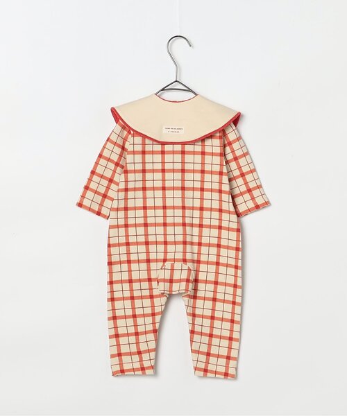 p.premier（ピードットプルミエ）の「総柄ストレッチカバーオール&スタイセット（ロンパース・キッズ・アイボリー/オフホワイト/グリーン/レッド/マスタード/その他11・60/70/80）」の11枚目の写真