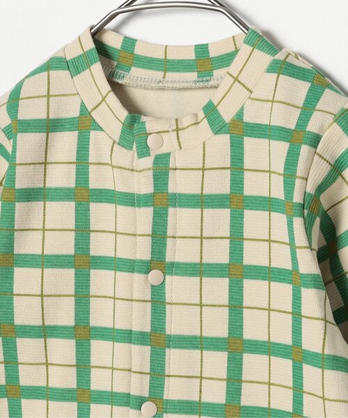 p.premier（ピードットプルミエ）の「総柄ストレッチカバーオール&スタイセット（ロンパース・キッズ・アイボリー/オフホワイト/グリーン/レッド/マスタード/その他11・60/70/80）」の21枚目の写真