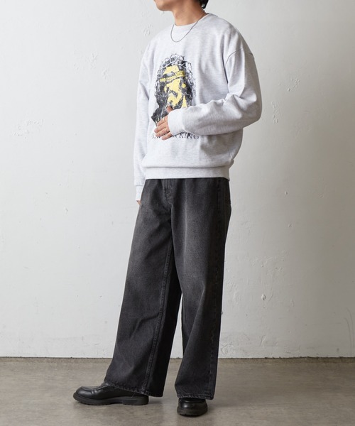 COLONY 2139（コロニートゥーワンスリーナイン）の「GODSAVEスウェットクルーネック（スウェット・メンズ・グレー/チャコールグレー・MEDIUM/LARGE）」の16枚目の写真