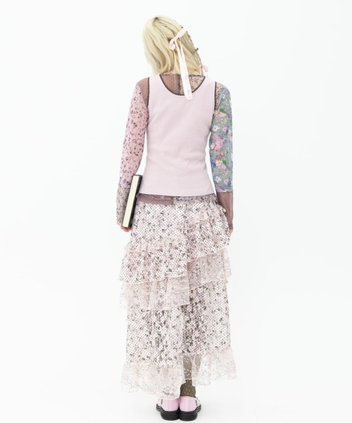 rurumu:（ルルムウ）の「rurumu:/ルルムウ/collage sheer skin tops (L