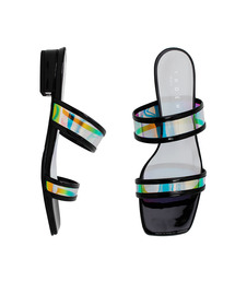 SHOEHI（シューハイ）の「PVC Mule Sandals 2cm S0201(5Colors)（サンダル・レディース）」