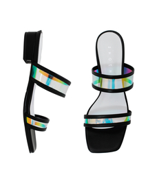 PVCミュールサンダル2cm S0201(5Colors)