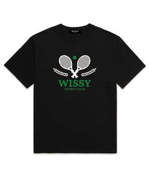 SPORT CLUB 半袖Tシャツ (WS017) ブラック