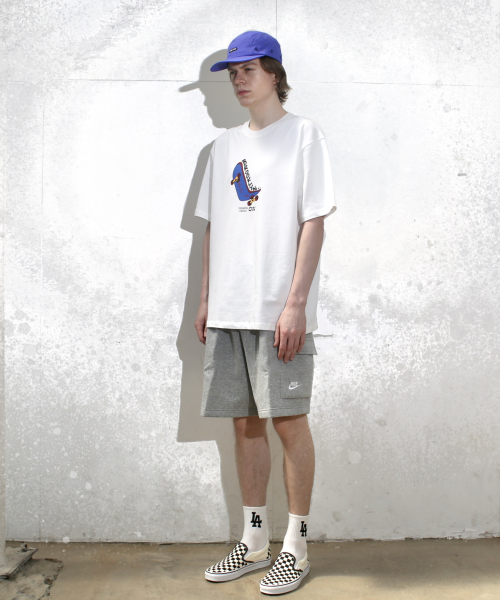 NOTHINGON(ナッシング オン)の「スケートボードイラストグラフィック半袖Tシャツホワイト(Tシャツ/カットソー・メンズ・その他・LARGE/SMALL/X-LARGE)」の5枚目の写真