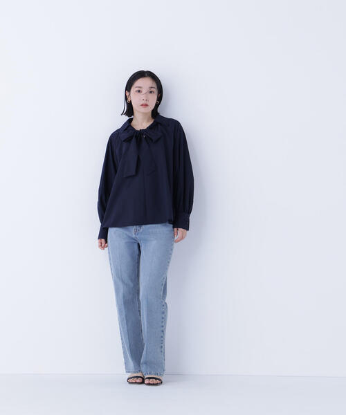 ◇スキッパーリボンタイブラウス（シャツ/ブラウス）｜NATURAL BEAUTY