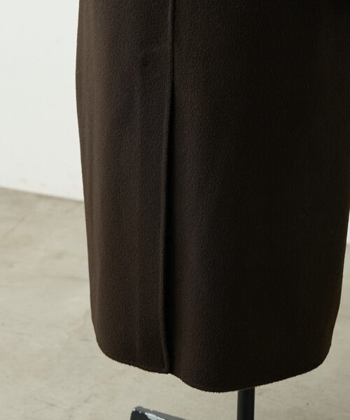 BEARDSLEY（ビアズリー）の「《RRACE》ショールカラーロングコート（その他アウター・レディース・ブラック/ダークブラウン・FREE）」の12枚目の写真