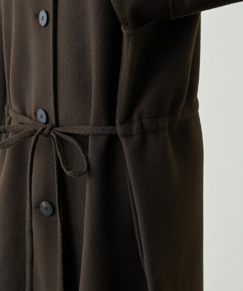 BEARDSLEY（ビアズリー）の「《RRACE》ショールカラーロングコート（その他アウター・レディース・ブラック/ダークブラウン・FREE）」の15枚目の写真