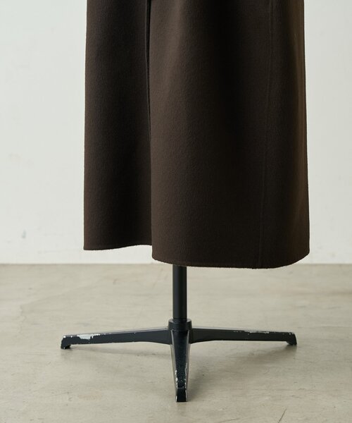 BEARDSLEY（ビアズリー）の「《RRACE》ショールカラーロングコート（その他アウター・レディース・ブラック/ダークブラウン・FREE）」の16枚目の写真