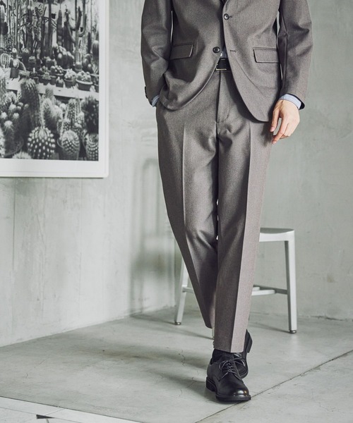 GLOBAL WORK（グローバルワーク）の「SOLOTEX(R)お手入れらくらく/スラックス/612487（スラックス・メンズ・ネイビー/モカ/ライトグレー・X-LARGE/LARGE/MEDIUM/SMALL）」の7枚目の写真