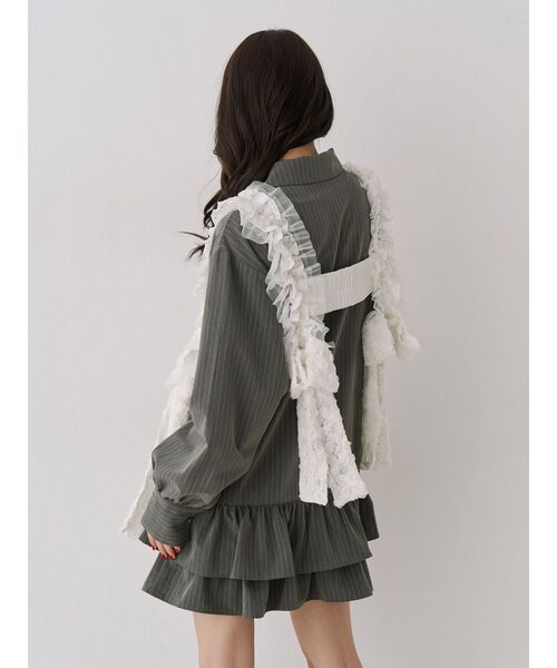 jouetie（ジュエティ）の「レースリボンハーネス（ベルト・レディース・オフホワイト/ブラック・FREE）」の7枚目の写真