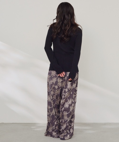 Shelly island（シェリーアイランド）の「オーガンジーイージーパンツ（その他パンツ・レディース・チャコールグレー/ホワイト・FREE）」の14枚目の写真