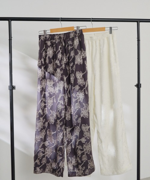 Shelly island（シェリーアイランド）の「オーガンジーイージーパンツ（その他パンツ・レディース・チャコールグレー/ホワイト・FREE）」の16枚目の写真