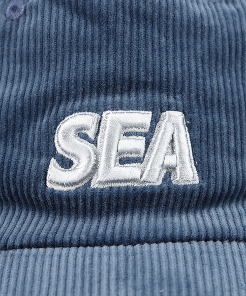 WIND AND SEA（ウィンダンシー）の「CORDUROY ESS CAP（キャップ・メンズ・ブルー・FREE）」の3枚目の写真