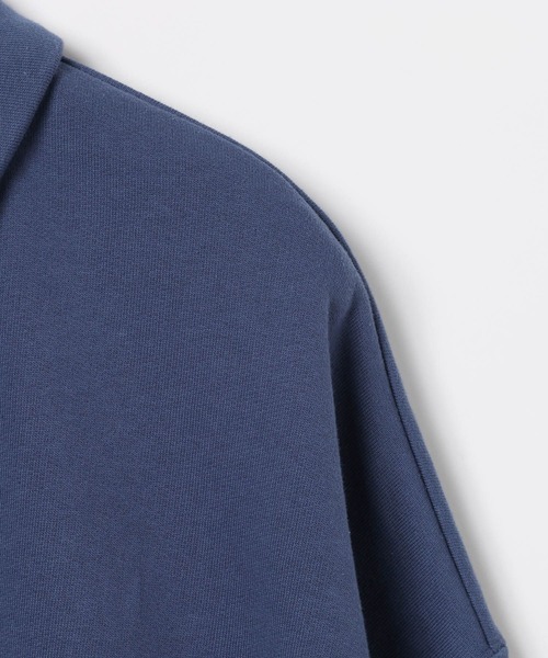 niko and...（ニコアンド）の「[MODE NORM CORE] スウェットロゴポロプルオーバー（スウェット・レディース・ネイビー/グレー/オフホワイト・LARGE/MEDIUM）」の9枚目の写真