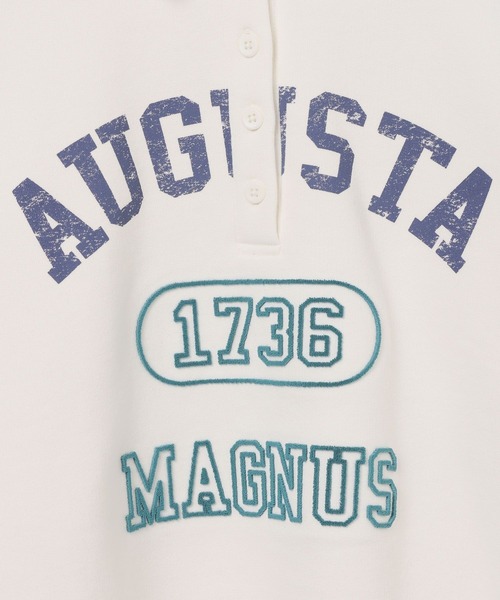 niko and...（ニコアンド）の「[MODE NORM CORE] スウェットロゴポロプルオーバー（スウェット・レディース・ネイビー/グレー/オフホワイト・LARGE/MEDIUM）」の16枚目の写真