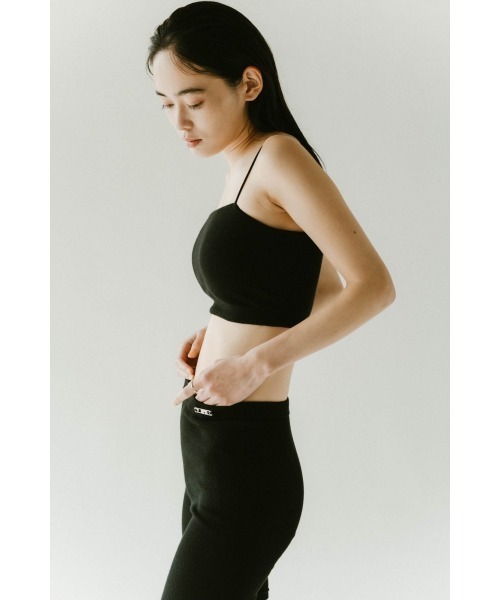 Knuth Marf(クヌースマーフ)の「square bra top(キャミソール・レディース・サンドベージュ/ブラック/アイボリー・FREE)」の5枚目の写真